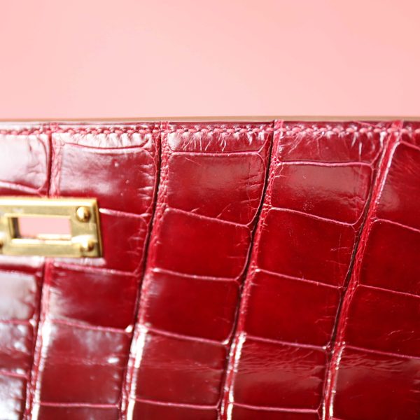Kelly 28 Bordeaux Porosus GHW - Image 7