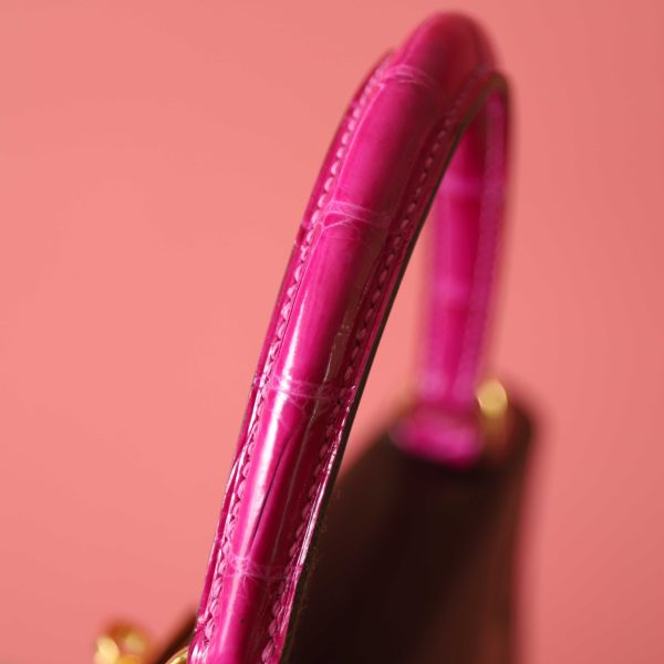 Kelly 28 Black Box Leather And  Rose Sheherazade Niloticus GHW - Image 4