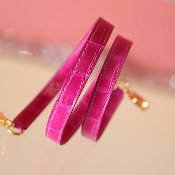 Kelly 28 Black Box Leather And  Rose Sheherazade Niloticus GHW - Image 7