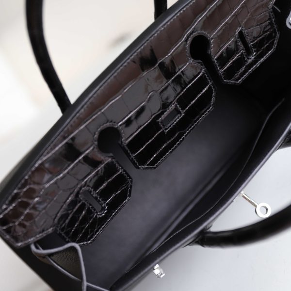 BK30 Touch Noir Shiny Niloticus And Chevre PHW - BK - Image 8