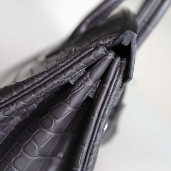 BK25 Graphite Matte Alligator PHW - BK - Image 4