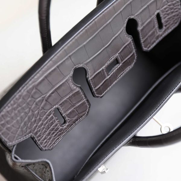 BK25 Graphite Matte Alligator PHW - BK - Image 9