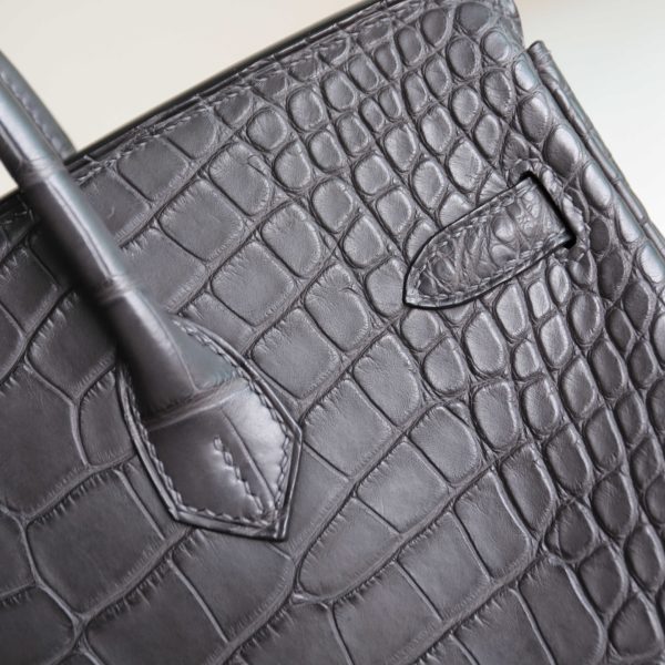BK25 Graphite Matte Alligator PHW - BK - Image 8