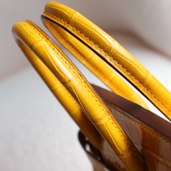 BK25 Touch Ambre Shiny Niloticus And Togo Leather PHW - BK - Image 4