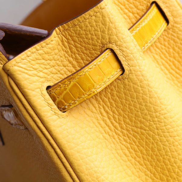 BK25 Touch Ambre Shiny Niloticus And Togo Leather PHW - BK - Image 7