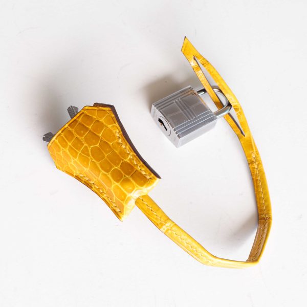 BK25 Touch Ambre Shiny Niloticus And Togo Leather PHW - BK - Image 8