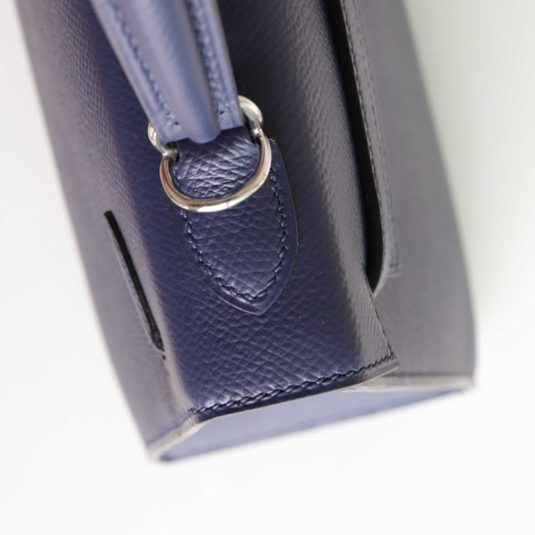 Kelly 25 Blue Indogo Epsom PHW - Image 5