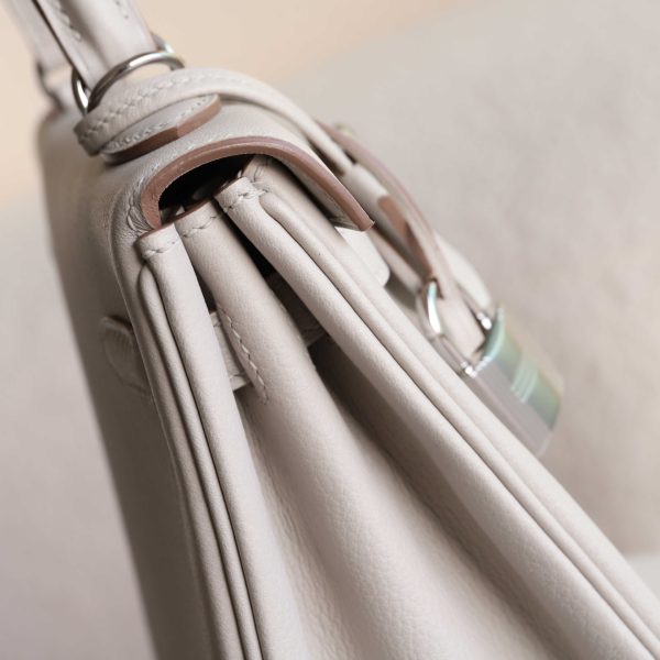 Kelly 25 Pearl Grey Evercolor PHW - Image 7