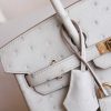 BK25 Pearl Grey Ostrich GHW - BK - Image 3