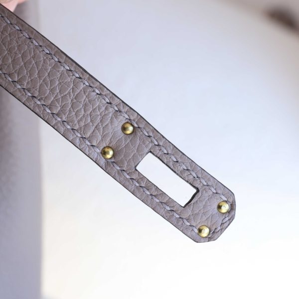 Kelly 25 Gris Asphalt Togo Rose Gold Hardware - Image 7