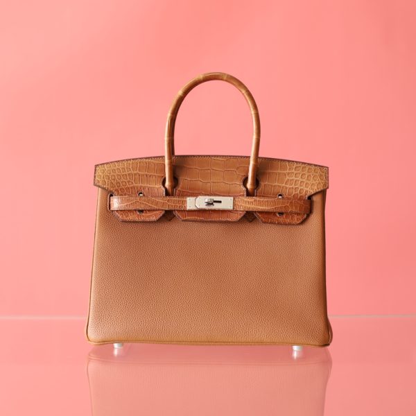 BK30 Touch Gold Matte Niloticus And Togo Leather PHW - BK