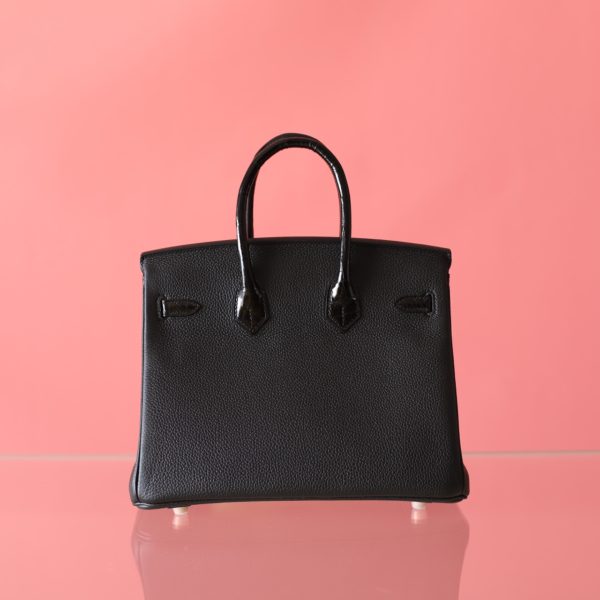 BK25 Touch Noir Shiny Niloticus And Togo Leather Rose Gold Hardware - BK - Image 10