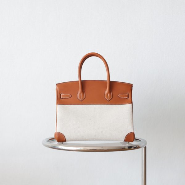 BK30 Fauve Barenia And Toile Canvas PHW - BK - Image 10