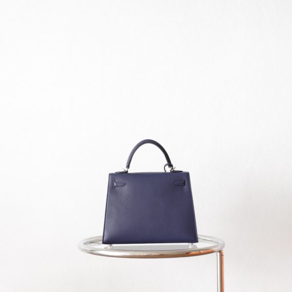Kelly 25 Blue Indogo Epsom PHW - Image 10