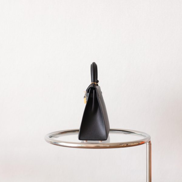Kelly 25 Noir Epsom GHW - Image 11