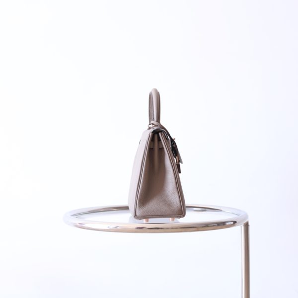 Kelly 25 Gris Asphalt Togo Rose Gold Hardware - Image 10