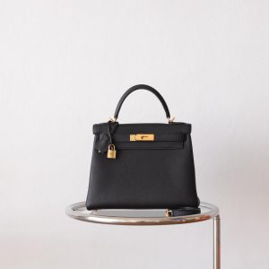 Kelly 28 Noir Togo GHW