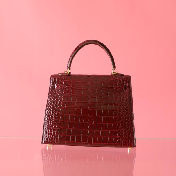 Kelly 28 Bordeaux Porosus GHW - Image 12