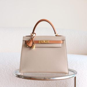 Kelly 25 Trench And Gold Epsom GHW