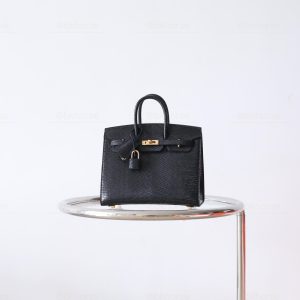 BK20 Sellier Noir Lizard GHW - BK