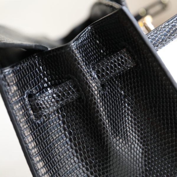 BK20 Sellier Noir Lizard GHW - BK - Image 9