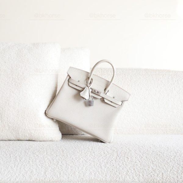 BK25 Touch Beton Matte Alligator And Togo Leather PHW - BK - Image 5
