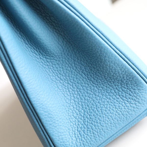 Kelly 25 New Blue Jean Togo PHW - Image 7