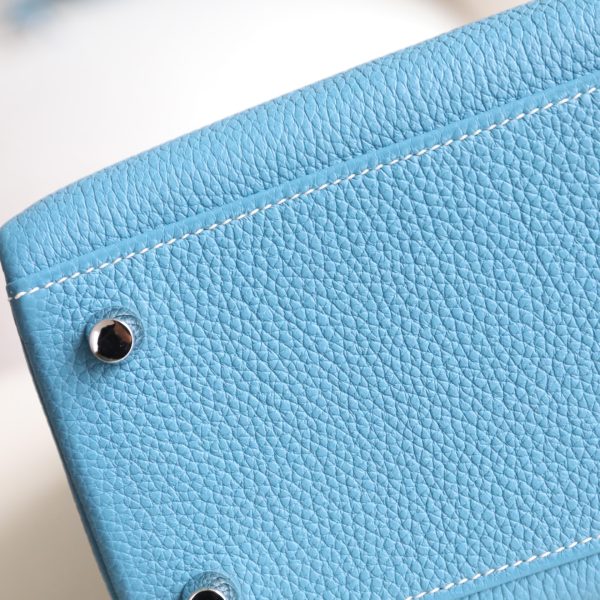 Kelly 25 New Blue Jean Togo PHW - Image 9