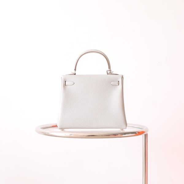 Kelly 25 Gris Pearl Togo PHW - Image 3