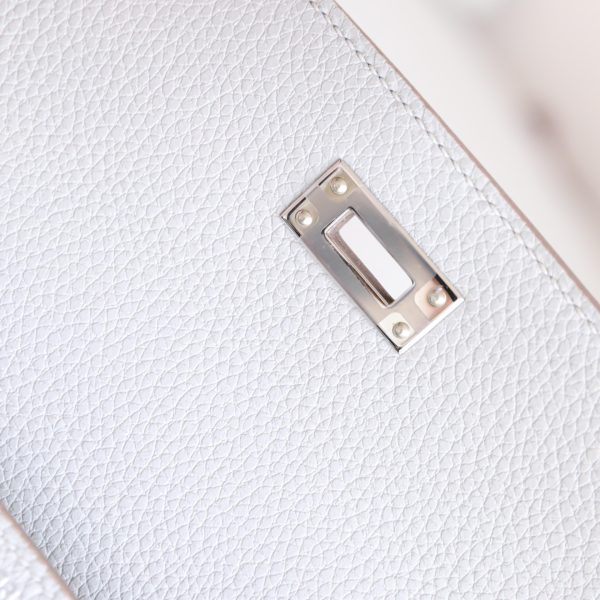 Kelly 25 Gris Pearl Togo PHW - Image 9