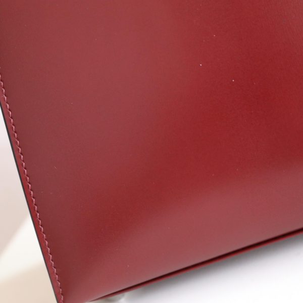 Kelly 25 Rouge H Box Leather PHW - Image 4