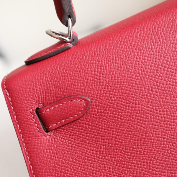 Kelly 25 Rouge Grenat Epsom PHW - Image 6