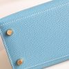Kelly 25 New Blue Jean Epsom GHW - Image 8