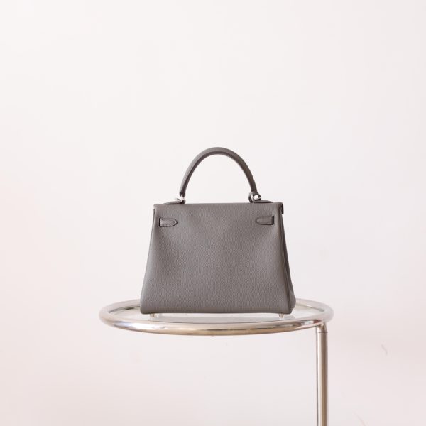 Kelly 25 Gris Meyer Togo PHW - Image 3