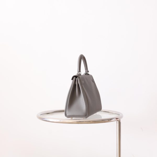Kelly 25 Gris Meyer Togo PHW - Image 2