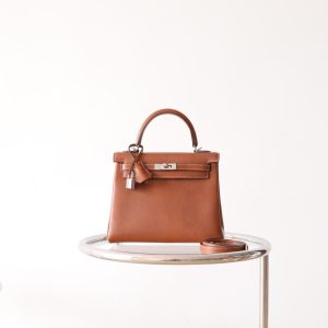 Kelly 25 Fauve Faubourg Barenia PHW